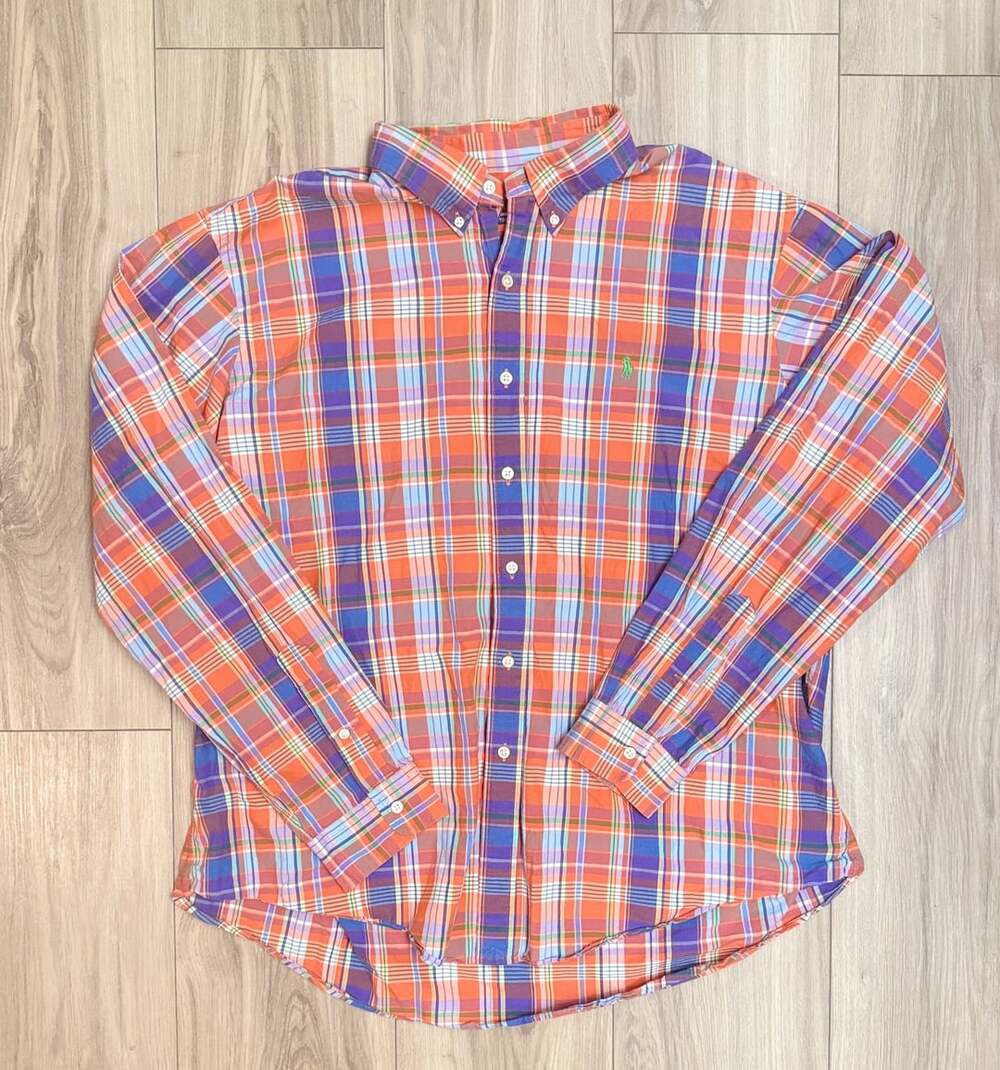 Ralph Lauren Custom Fit Plaid Shirt XXL